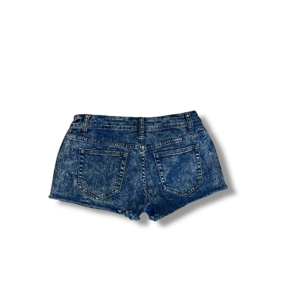 I Love H81 Acid Wash Jean Shorts 27 - Picture 2 of 4